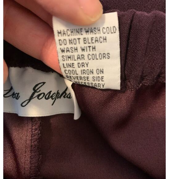 Lisa Joseph purple velour pull up pants and jacket set size Large - Picture 3 of 16